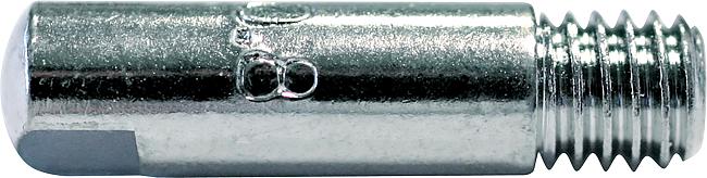 Stromd&#252;se, TB 15, 0,8 mm, vernickelt, L&#228;nge: 25 mm, 10 Stck.