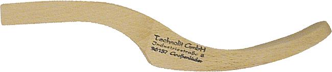 Zinnspachtel, gerade, runde Fl&#228;chen