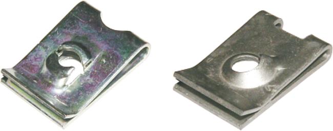 Blechmuttern, 4,9 mm, geschlossen, eckig, 100 Stck., 100 Stck.