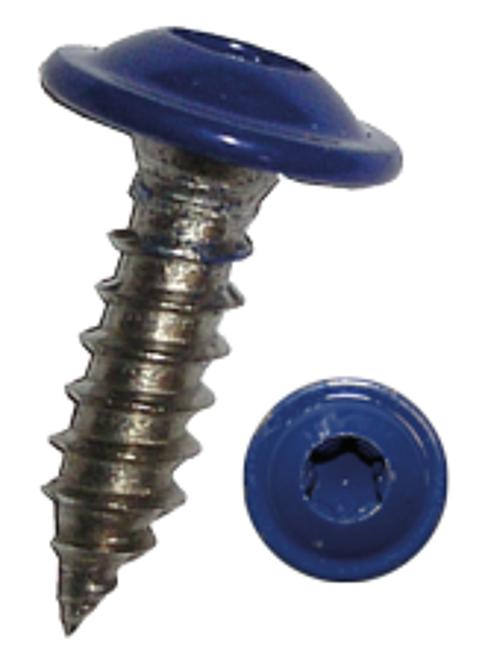 Blechschrauben, blau, 4,8 x 16 mm, 100 Stck., 100 Stck.