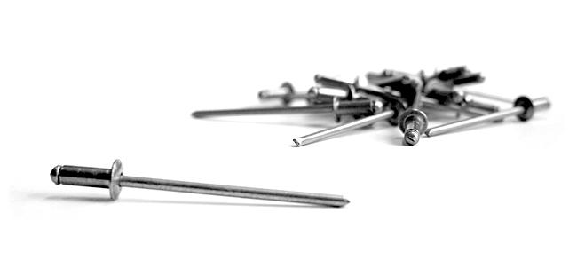 Blindnieten Alu/Stahl, &#248; Dorn: 3,2 mm, Kopfl&#228;nge: 12,0 mm, 500 Stck.