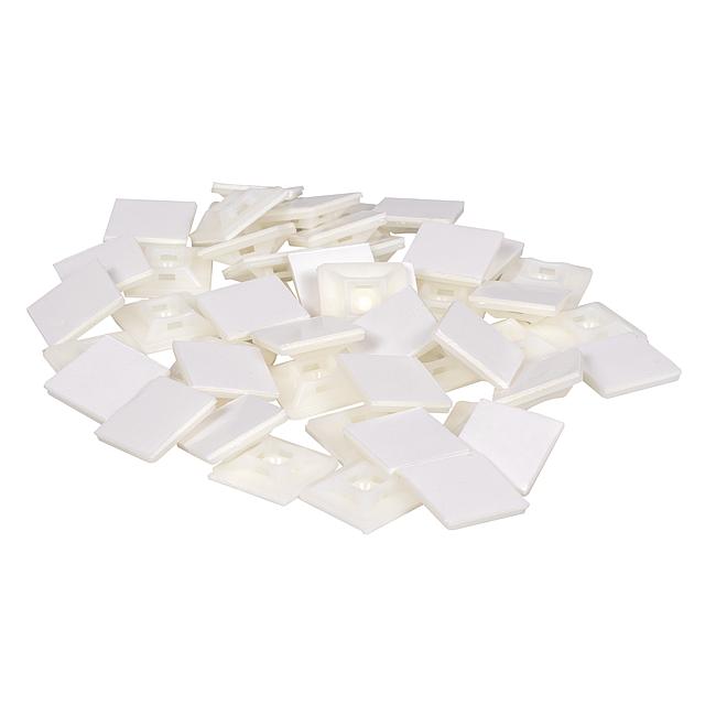 Klebesockel, natur, 26,5 x 26,5 mm, 100 Stck.