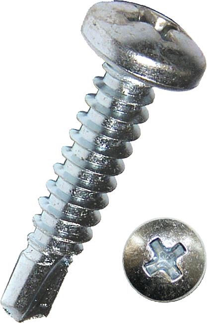 Linsen-Blechschrauben, 3,5 x 13 mm, 100 Stck., 100 Stck.