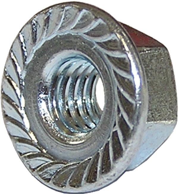 Sperrzahnmuttern, M 8, SW 13, 100 Stck., 100 Stck.