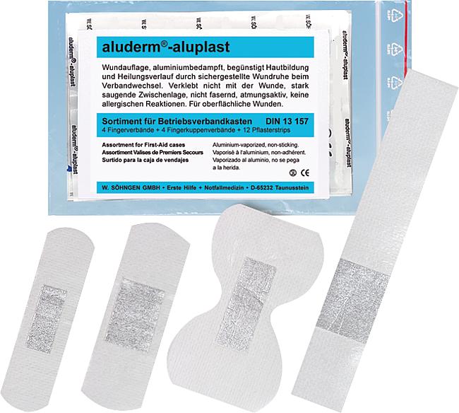 aluderm&#174; Pflastersortiment, DIN 13517, 20-tlg.