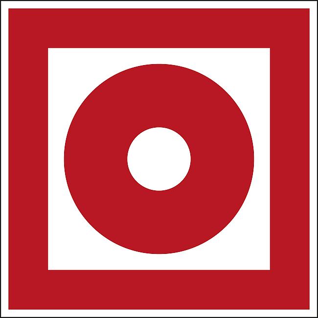 Brandmelder manuell, KU - LNL, 200 x 200 mm