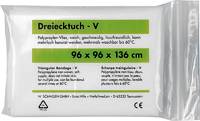 Dreiecktuch V, 960 x 960 x 1.360 mm
