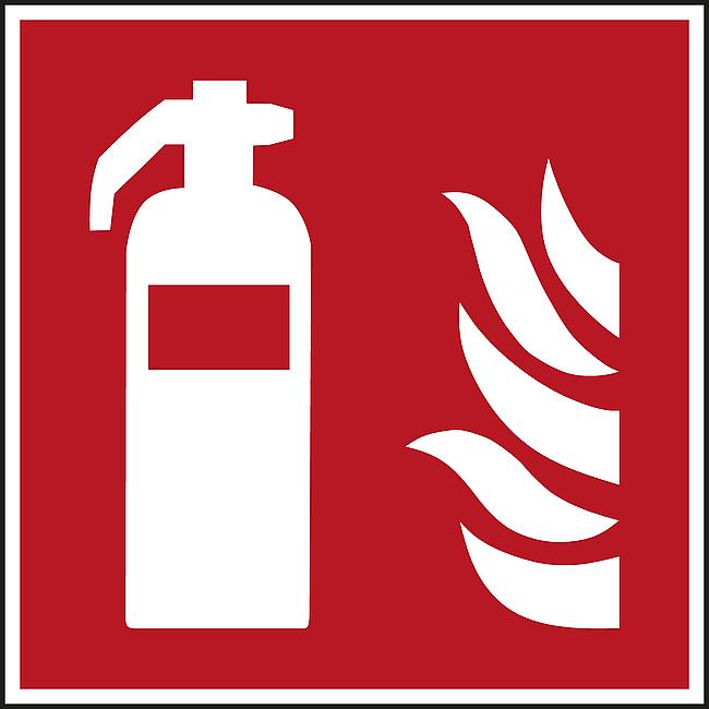 Feuerl&#246;scher, FO, 200 x 200 mm