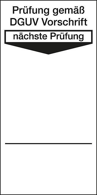 Grundplakette Sachkundigenpr&#252;fung, FO, 80 x 40 mm