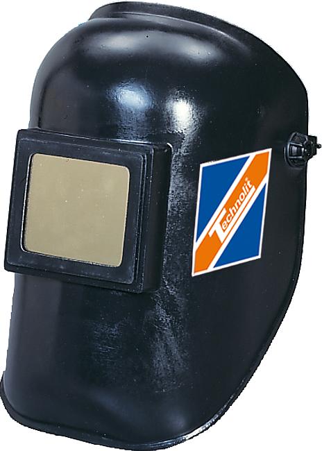 Kopfhaube aus Glasfiber „schwarz“ mit verstellbarem Kunststoffkopfband