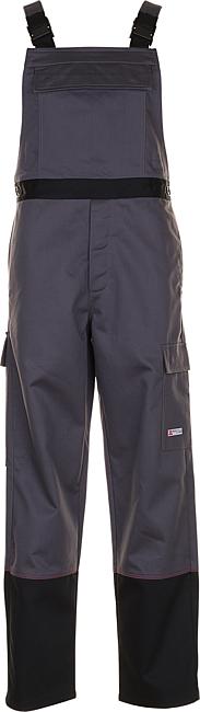 PLANAM Weld Shield Latzhose, Gr&#246;&#223;e: 58, Farbe: grau/schwarz