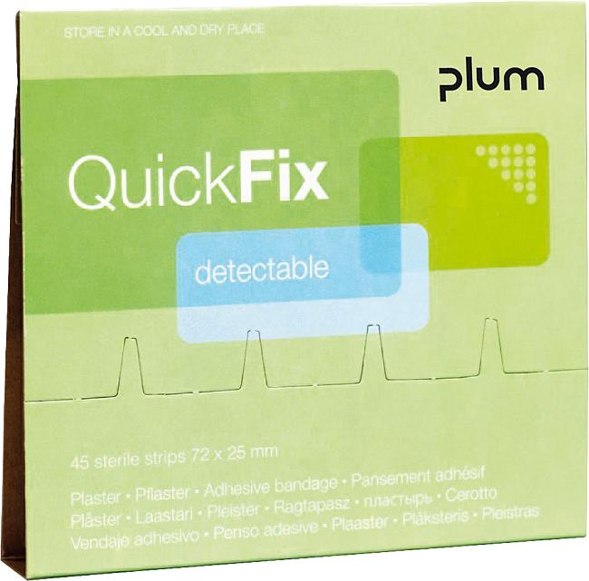 QuickFix&#174; Nachf&#252;llpackungen, detektierbar, 45 Pflaster