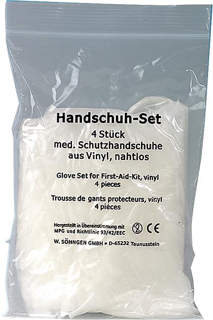 Vinyl-Einmalhandschuhe, 4 Stck.