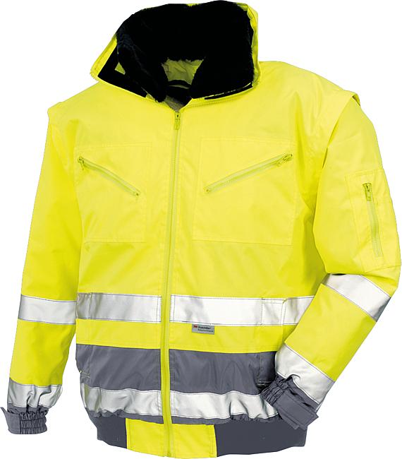 Warnschutz-Pilotenjacke 4-in-1, Gr&#246;&#223;e: S