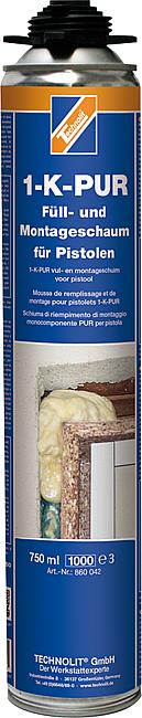 1-K-PUR F&#252;ll- und Montageschaum, 750 ml