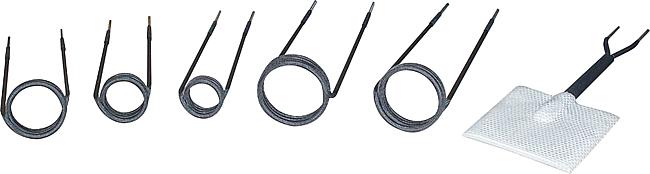 Induktionsspiralen Set, 6 tlg., 6-tlg., Induktionspad, Induktionsspiralen M12, M16, M20, M24, M30