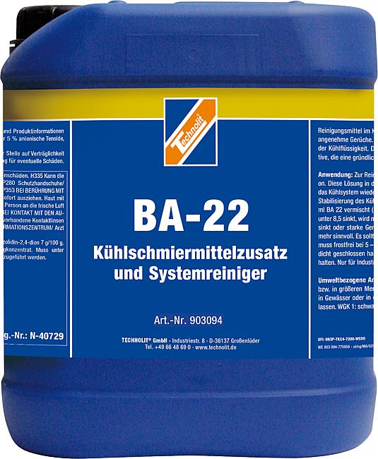 BA 22, K&#252;hlschmiermittelzusatzkonzentrat