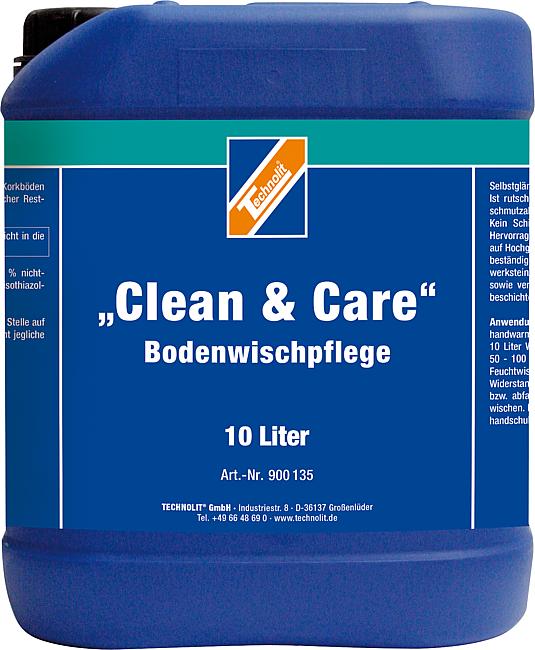 Bodenwischpflege „Clean &amp; Care“, 10 Liter