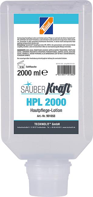 HPL 2000 Hautpflege-Lotion, 2 Liter