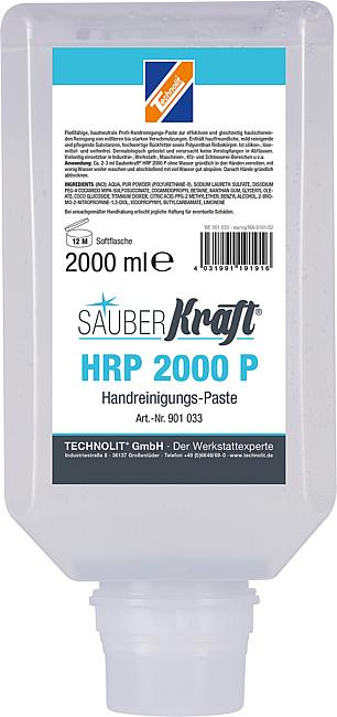 HRP 2000 P Handreinigungs-Paste, 2 Liter
