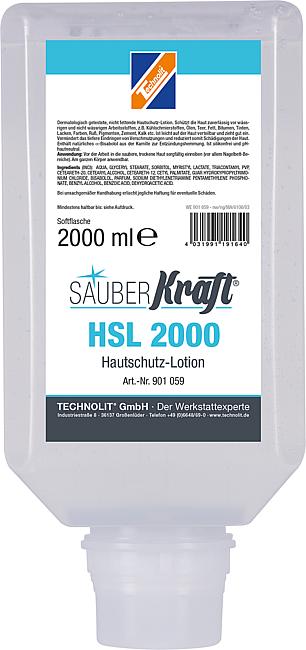 HSL 2000 Hautschutz-Lotion, 2 Liter