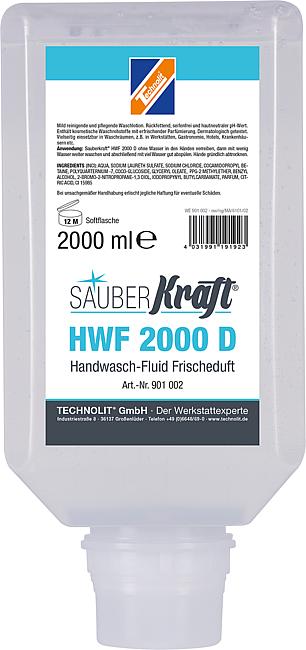 HWF 2000 D Handwasch-Fluid Frischeduft, 2 Liter