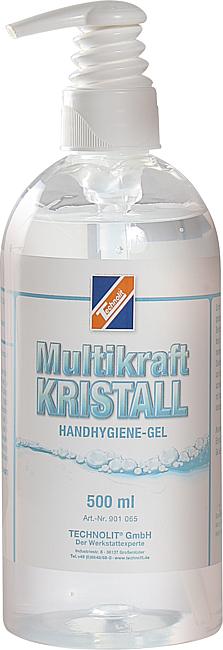 Multikraft KRISTALL Handhygiene-Gel, 500 ml
