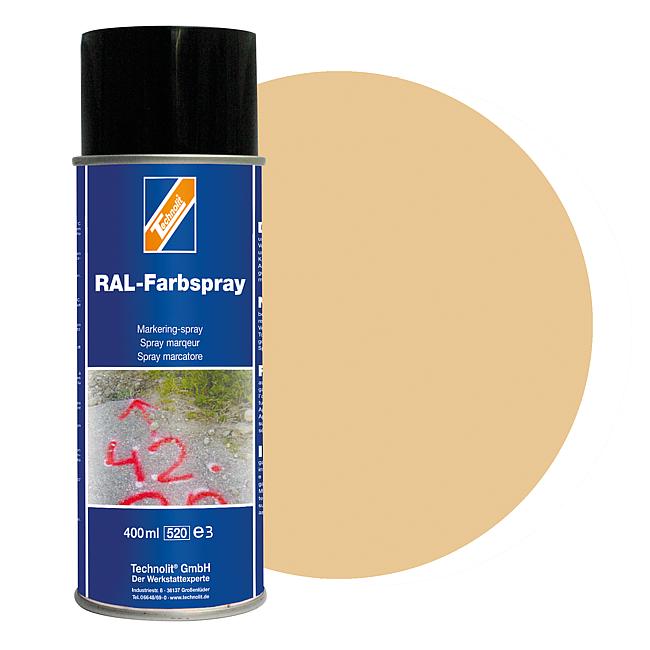 RAL-Farbspray gl&#228;nzend, RAL 1001 (beige), 400 ml
