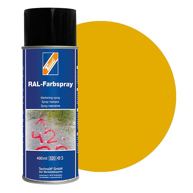 RAL-Farbspray gl&#228;nzend, RAL 1032 (ginstergelb), 400 ml