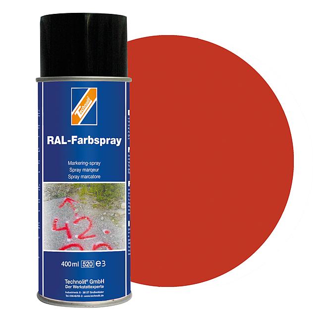RAL-Farbspray gl&#228;nzend, RAL 2002 (blutorange), 400 ml