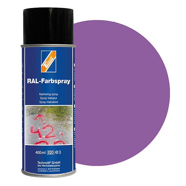 RAL-Farbspray gl&#228;nzend, RAL 4005 (blaulila), 400 ml