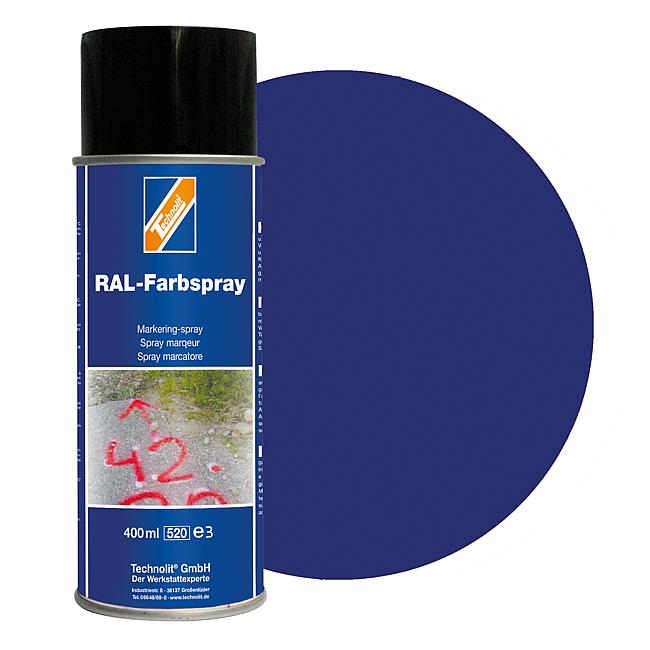 RAL-Farbspray gl&#228;nzend, RAL 5002 (ultramarinblau), 400 ml