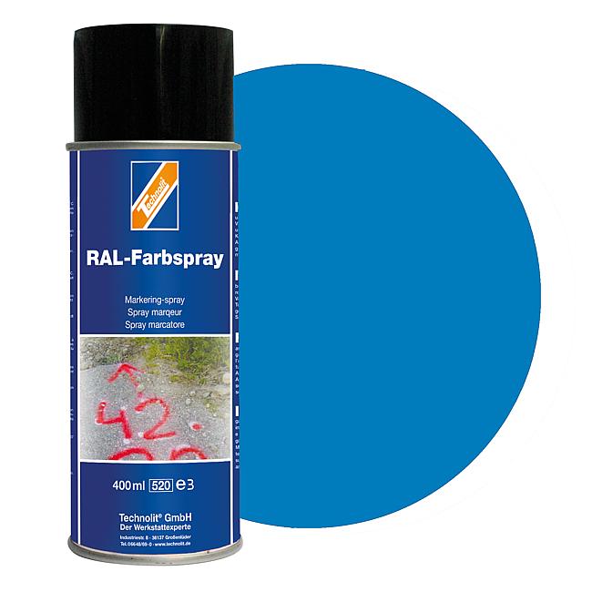RAL-Farbspray gl&#228;nzend, RAL 5012 (lichtblau), 400 ml