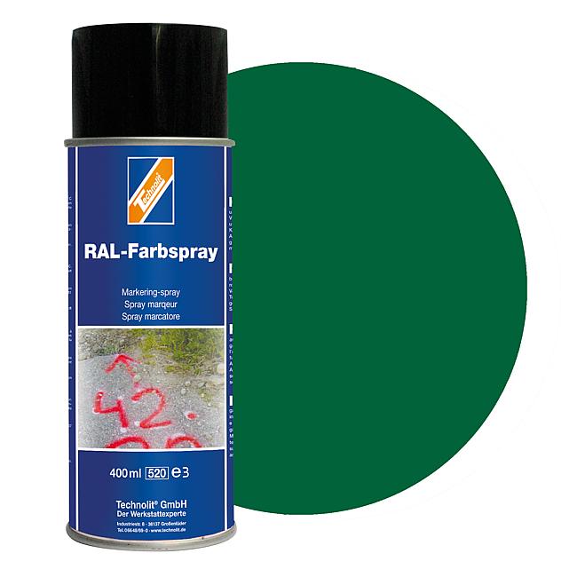 RAL-Farbspray gl&#228;nzend, RAL 6002 (laubgr&#252;n), 400 ml