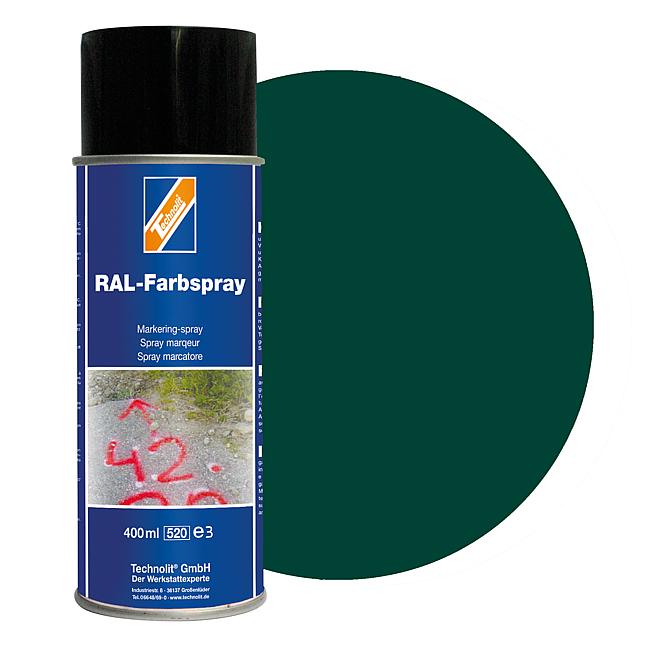 RAL-Farbspray gl&#228;nzend, RAL 6005 (moosgr&#252;n), 400 ml