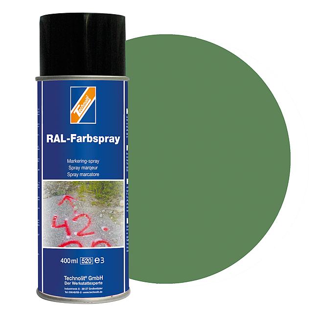 RAL-Farbspray gl&#228;nzend, RAL 6011 (resedagr&#252;n), 400 ml