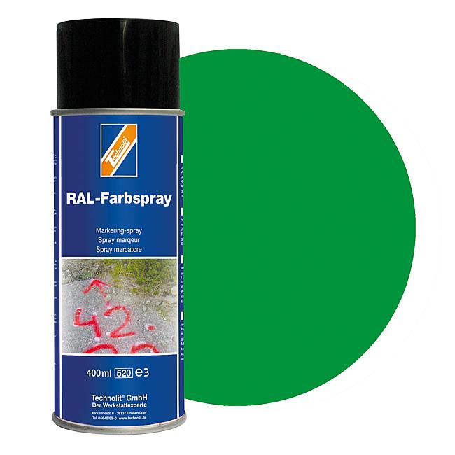 RAL-Farbspray gl&#228;nzend, RAL 6018 (gelbgr&#252;n), 400 ml
