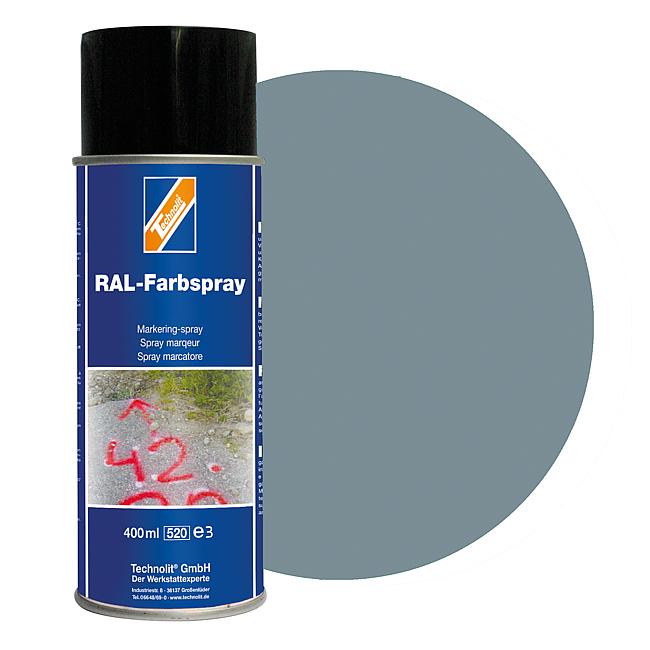 RAL-Farbspray gl&#228;nzend, RAL 7000 (fehgrau), 400 ml