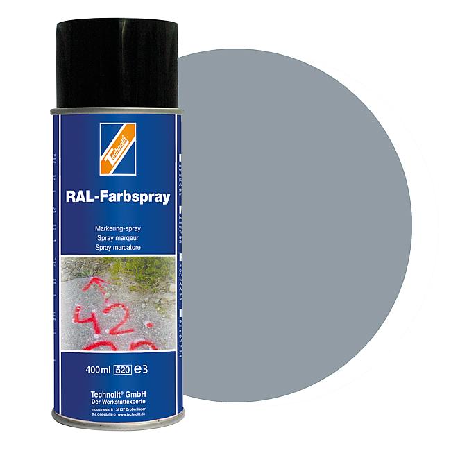 RAL-Farbspray gl&#228;nzend, RAL 7001 (silbergrau), 400 ml