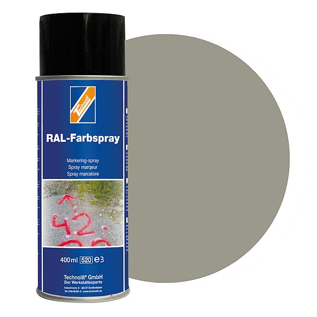 RAL-Farbspray gl&#228;nzend, RAL 7030 (steingrau), 400 ml
