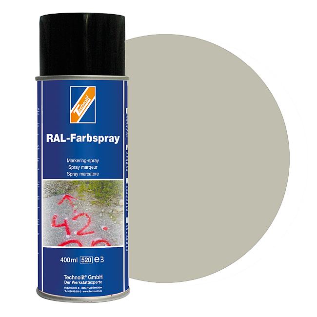 RAL-Farbspray gl&#228;nzend, RAL 7032 (kieselgrau), 400 ml