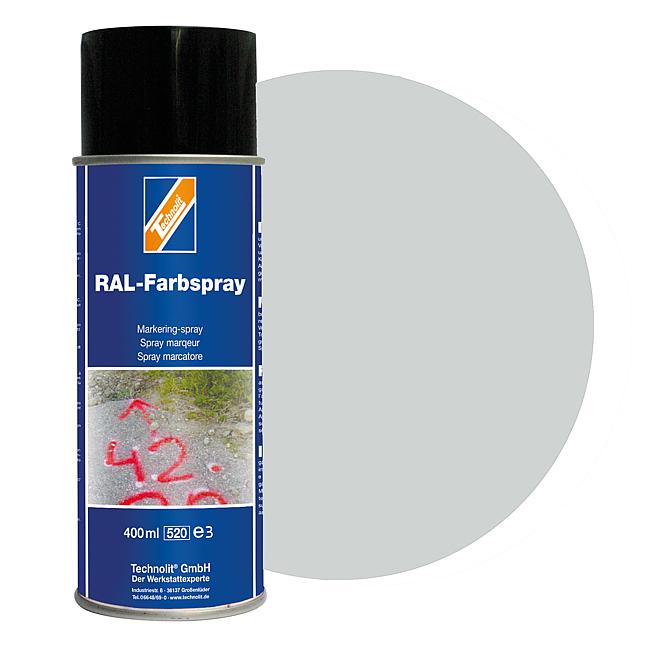RAL-Farbspray gl&#228;nzend, RAL 7035 (lichtgrau), 400 ml