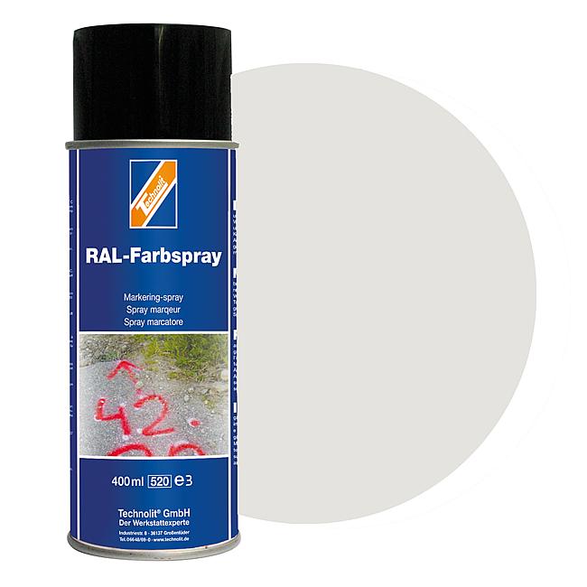 RAL-Farbspray gl&#228;nzend, RAL 9002 (grauwei&#223;), 400 ml