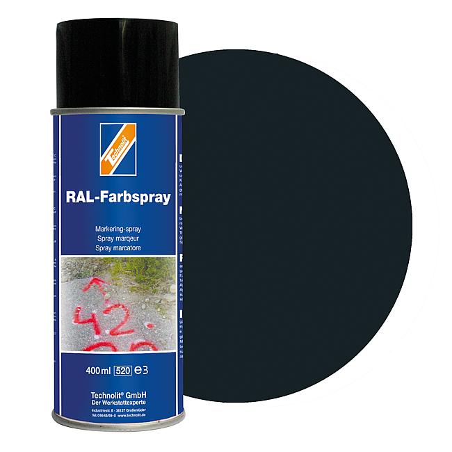 RAL-Farbspray matt, RAL 7021 (schwarzgrau), 400 ml