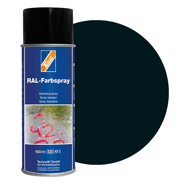 RAL-Farbspray matt, RAL 9005 (tiefschwarz), 400 ml