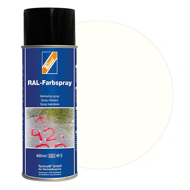 RAL-Farbspray matt, RAL 9010 (reinwei&#223;), 400 ml