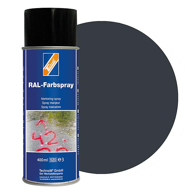 RAL-Farbspray seidenmatt, RAL 7016 (anthrazitgrau), 400 ml