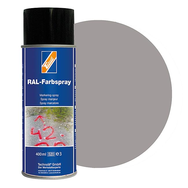 RAL-Farbspray seidenmatt, RAL 9007 (graualuminium), 400 ml