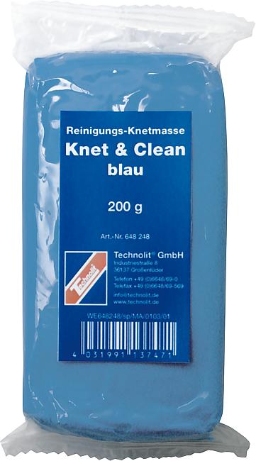 Reinigungs-Knetmasse Knet &amp; Clean blau, 200 g