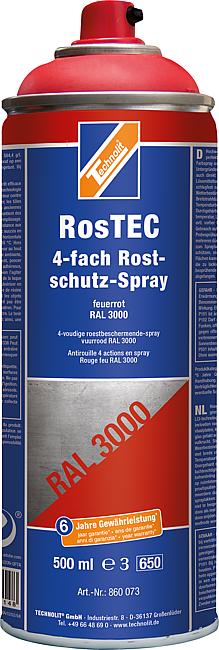 RosTEC, Feuerrot RAL 3000, 500 ml